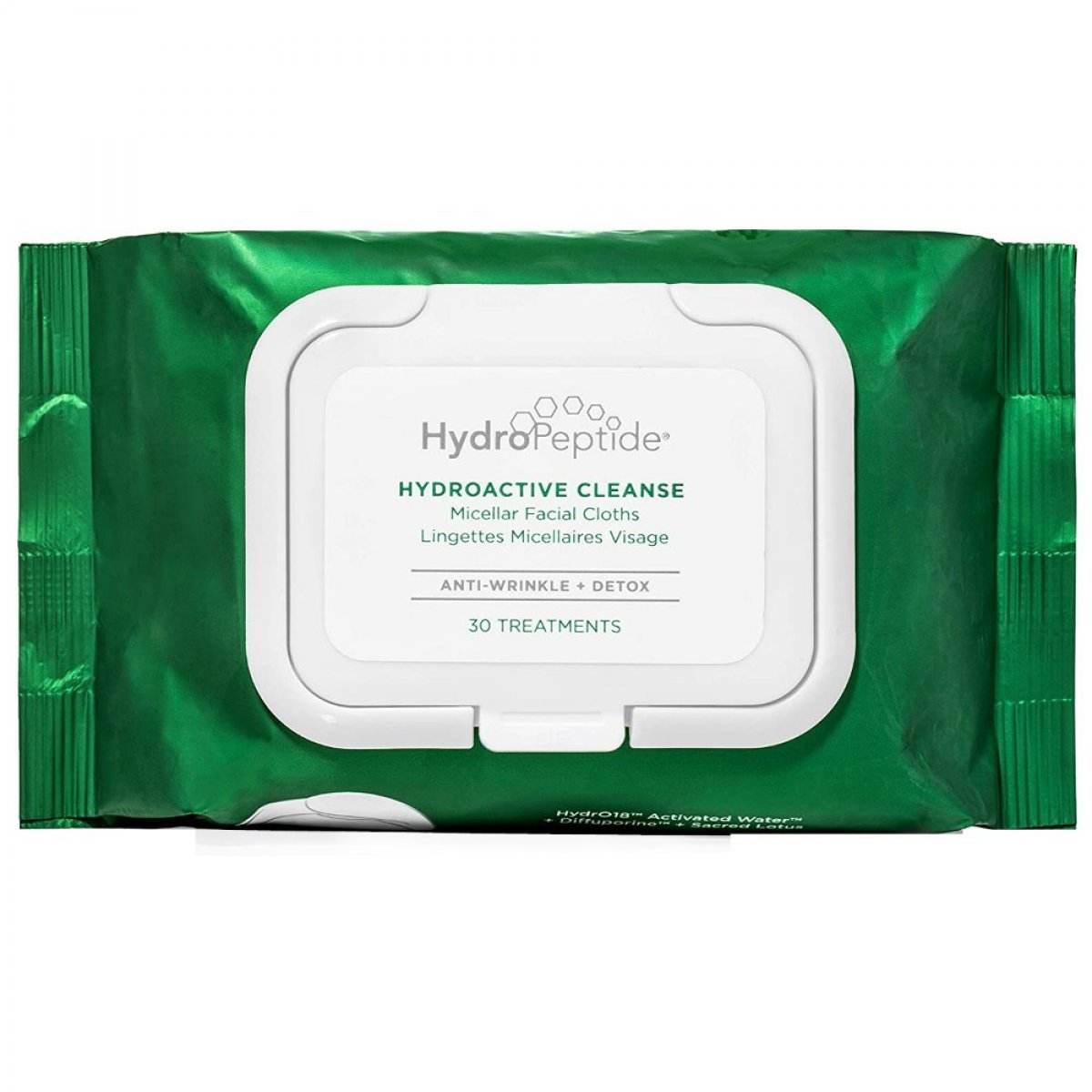 HydroPeptide HydroActive Cleanse Packet - Міцелярні серветки для